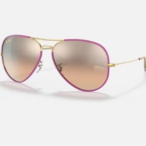 NEW Ray-Ban Aviator Full Color Legend Sun Glasses